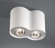 MASSIVE Lampa halogenowa NERO 2x50W (kolor: biały i czarny)