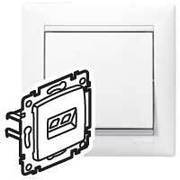 Gniazdo 2 x RJ45 kat. 5e UTP - Legrand Valena