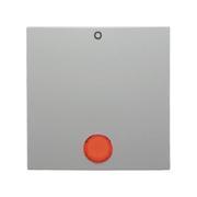 Klawisz z czerwoną soczewką z nadrukiem "0" - Berker B.1/B.3/B.7 Glas