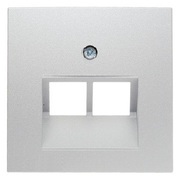 Element centralny do gniazda przyłączeniowego podwójnego UAE - Berker B.1/B.3/B.7 Glas