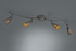 Lampa CHIMO ciemny popiel 4x40W