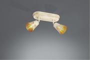 Lampa CHIMO antyczna biel 2x40W 