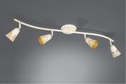 Lampa CHIMO antyczna biel 4x40W