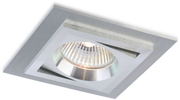 Wpust Aluminio Plata GU5.3 3070