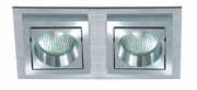 Wpust Aluminio Plata LED 3067