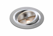 Wpust Aluminio Plata GU10 3071
