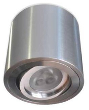 Plafon Aluminio Plata GU10 8015