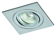Wpust Aluminio Plata GU5.3 5001