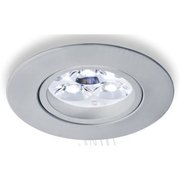 Wpust Aluminio Plata LED 5004
