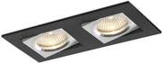 Wpust Aluminio Negro GU10 3003