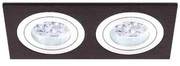 Wpust Aluminio Negro GU5.3 3055