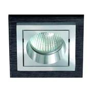 Wpust Aluminio Negro GU10 3074