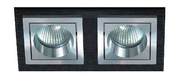 Wpust Aluminio Negro GU5.3 3068