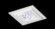 Wpust Aluminio Blanco LED 4270