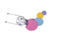 MASSIVE Lampa kinkiet RUBY 