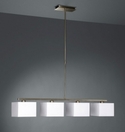 MASSIVE Lampa ADRIO 4x60W  (kolor: biały i czarny)