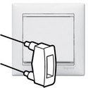 Neonówka zapasowa 230V, 1.0 mA, zielona - Legrand Valena