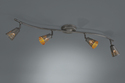 Lampa CHIMO ciemny popiel 4x40W