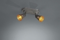 Lampa CHIMO ciemny popiel 2x40W 