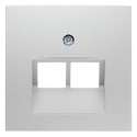 Element centralny do gniazda przyłączeniowego podwójnego UAE - Berker B.1/B.3/B.7 Glas
