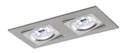 Wpust Aluminio Plata GU10 3001