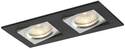 Wpust Aluminio Negro GU10 3003