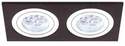 Wpust Aluminio Negro GU10 3055