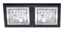 Wpust Aluminio Negro LED 3068