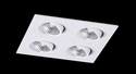 Wpust Aluminio Blanco LED 4215