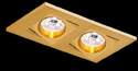 Wpust Aluminio Oro GU10 2001