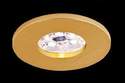Wpust Aluminio Oro LED 2005